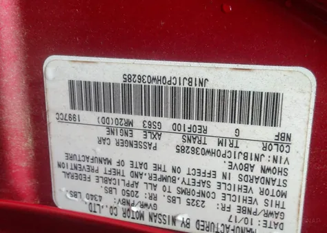 JN1BJ1CP0HW036285